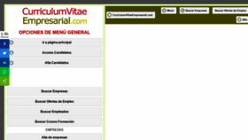 What Curriculumvitaeempresarial.com website looked like in 2020 (4 years ago)