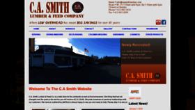 What Casmithlumber.com website looked like in 2020 (4 years ago)