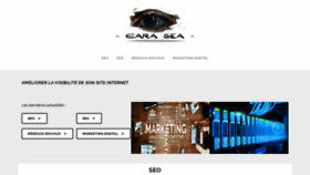 What Carasea.fr website looked like in 2020 (4 years ago)