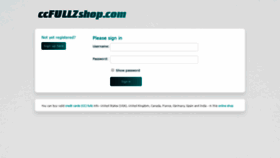 What Ccfullzshop.com website looked like in 2020 (4 years ago)