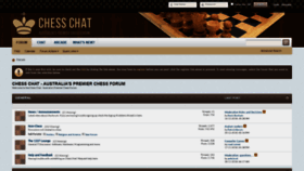 What Chesschat.org website looked like in 2020 (4 years ago)