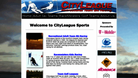 What Cityleague.com website looked like in 2020 (4 years ago)