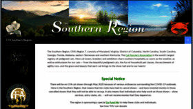 What Cfasouthern.org website looked like in 2020 (4 years ago)