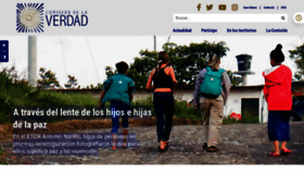 What Comisiondelaverdad.co website looked like in 2020 (4 years ago)