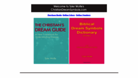 What Christiandreamsymbols.com website looked like in 2020 (5 years ago)