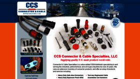 What Ccsconnectors.com website looked like in 2020 (4 years ago)