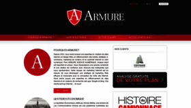What Comarmure.com website looked like in 2020 (4 years ago)