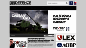 What Czdefence.cz website looked like in 2020 (4 years ago)