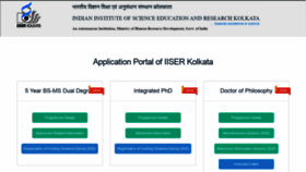 What Chem.iiserkol.ac.in website looked like in 2020 (4 years ago)
