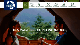 What Camping2laplage.com website looked like in 2020 (4 years ago)