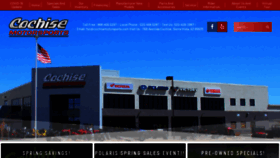 What Cochisemotorsports.com website looked like in 2020 (4 years ago)