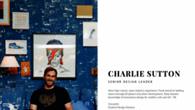 What Charlie-sutton.com website looked like in 2020 (4 years ago)