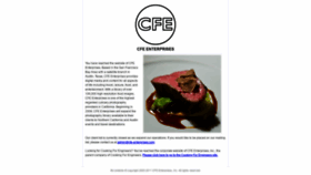 What Cfe-enterprises.com website looked like in 2020 (4 years ago)
