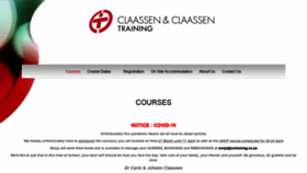 What Cctraining.co.za website looked like in 2020 (4 years ago)