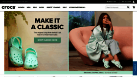 What Crocs.com.au website looked like in 2020 (4 years ago)