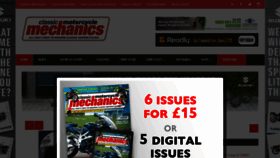 What Classicmechanics.com website looked like in 2020 (5 years ago)