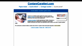 What Contarecaratteri.com website looked like in 2020 (4 years ago)