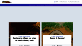 What Cuentoscortos.net website looked like in 2020 (4 years ago)