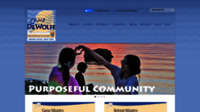 What Campdewolfe.org website looked like in 2020 (4 years ago)