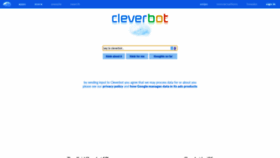 What Cleverbot.com website looked like in 2020 (4 years ago)