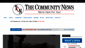 What Community-news.com website looked like in 2020 (4 years ago)