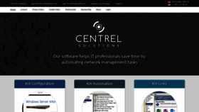 What Centrel-solutions.com website looked like in 2020 (4 years ago)