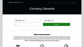 What Currencyconverts.com website looked like in 2020 (4 years ago)