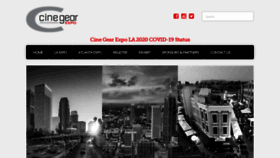 What Cinegearexpo.com website looked like in 2020 (4 years ago)
