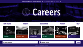 What Careers.choctawnation.com website looked like in 2020 (4 years ago)