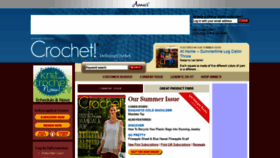 What Crochetmagazine.com website looked like in 2020 (4 years ago)
