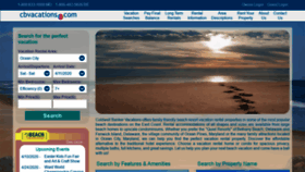 What Cbvacations.com website looked like in 2020 (4 years ago)