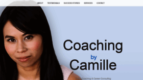 What Coachingbycamille.com website looked like in 2020 (4 years ago)