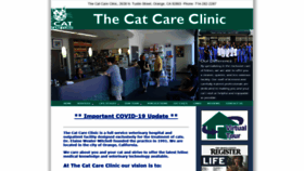What Catcare.com website looked like in 2020 (4 years ago)