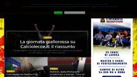 What Calciolecce.it website looked like in 2020 (4 years ago)