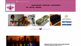 What Csakraharmonia.hu website looked like in 2020 (4 years ago)