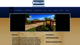 What Cantrellcompany.com website looked like in 2020 (4 years ago)