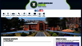 What Colegiomariainmaculada.edu.co website looked like in 2020 (4 years ago)