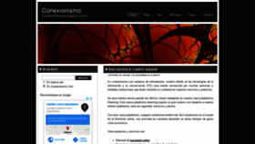 What Conexionismo.com website looked like in 2020 (4 years ago)