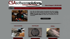 What Csasoftwaresolutions.com website looked like in 2020 (4 years ago)