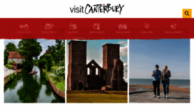 What Canterbury.co.uk website looked like in 2020 (4 years ago)