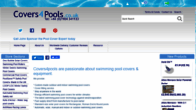 What Covers4pools.co.uk website looked like in 2020 (4 years ago)