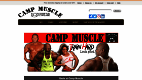 What Campmuscle.com website looked like in 2020 (4 years ago)