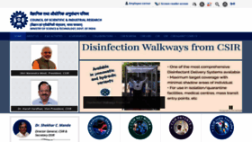 What Csir.res.in website looked like in 2020 (4 years ago)