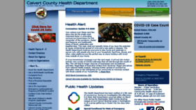 What Calverthealth.org website looked like in 2020 (4 years ago)