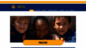 What Cubscoutpack103.org website looked like in 2020 (4 years ago)
