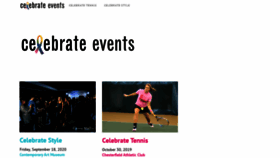What Celebrate-events.org website looked like in 2020 (4 years ago)