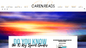 What Carenreads.com website looked like in 2020 (4 years ago)