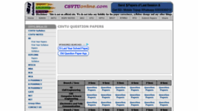 What Csvtuonline.com website looked like in 2020 (4 years ago)