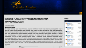 What Crypto-trader.pl website looked like in 2020 (4 years ago)