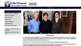 What Cowesettchiropractic.com website looked like in 2020 (4 years ago)
